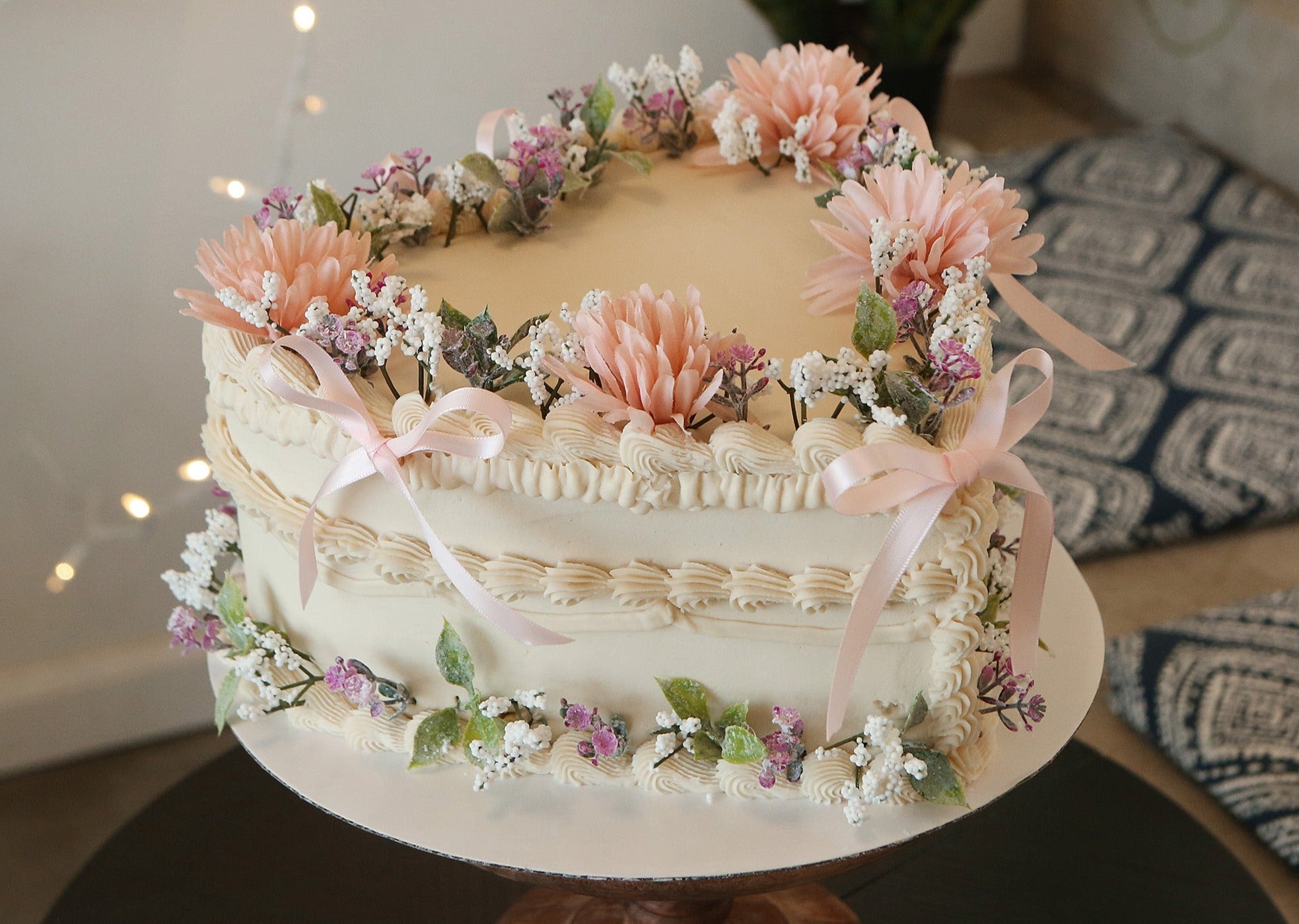 Vintage Heart Cake
