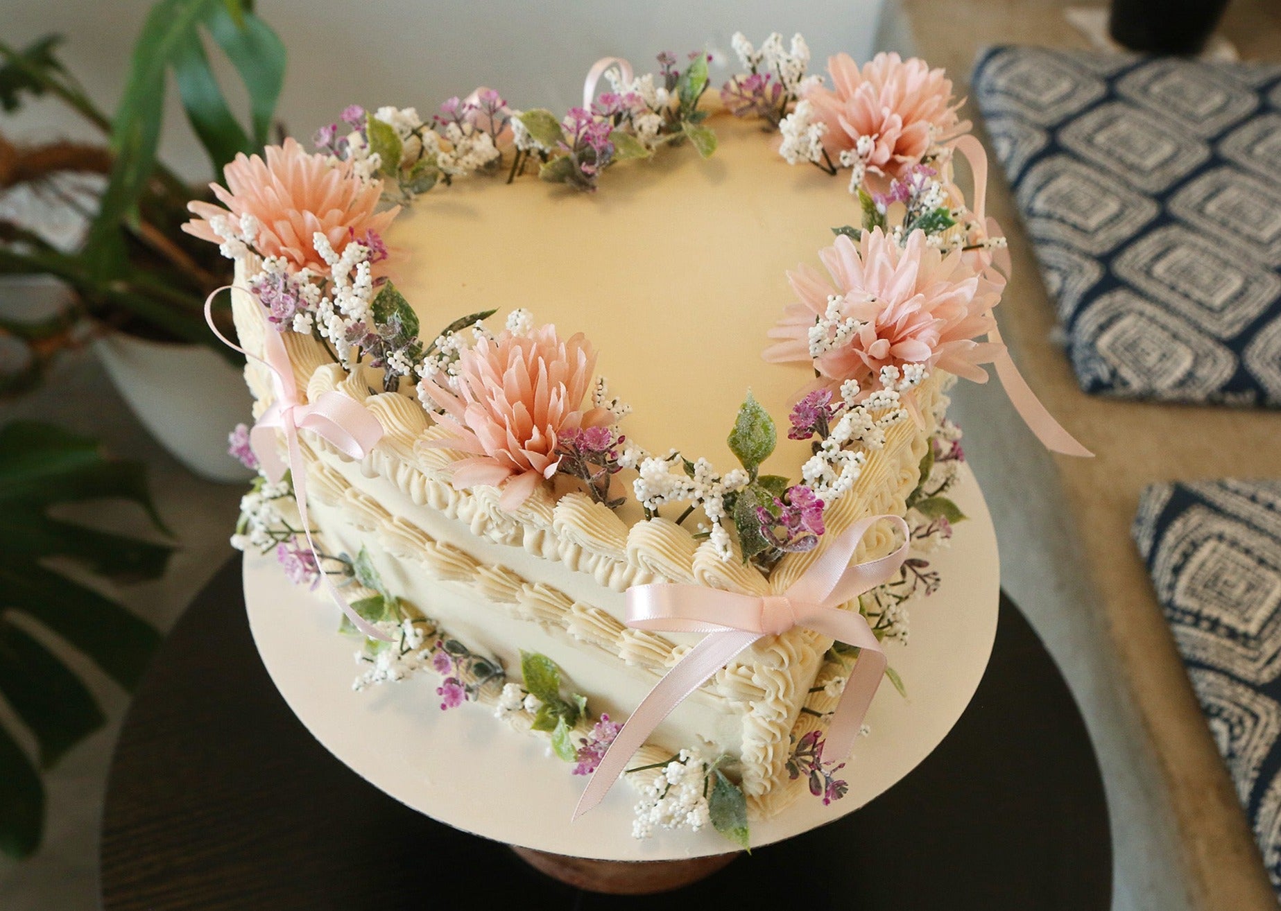 Vintage Heart Cake