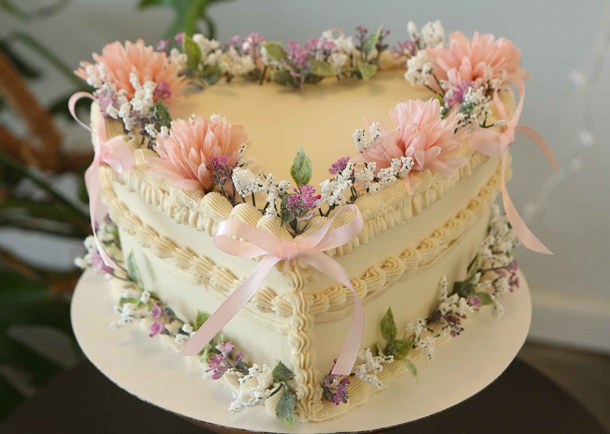 Vintage Heart Cake