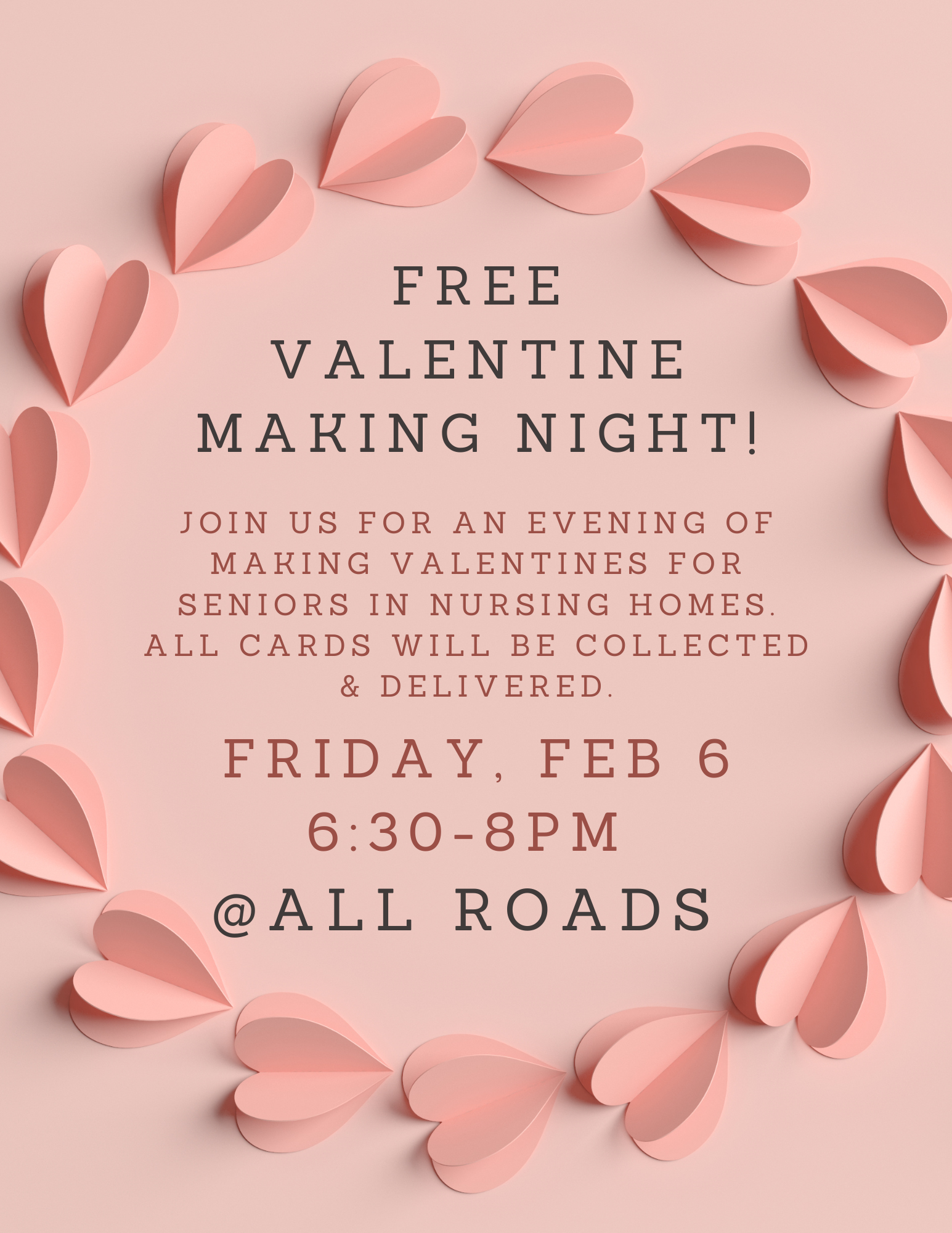 Valentine Card Making Night