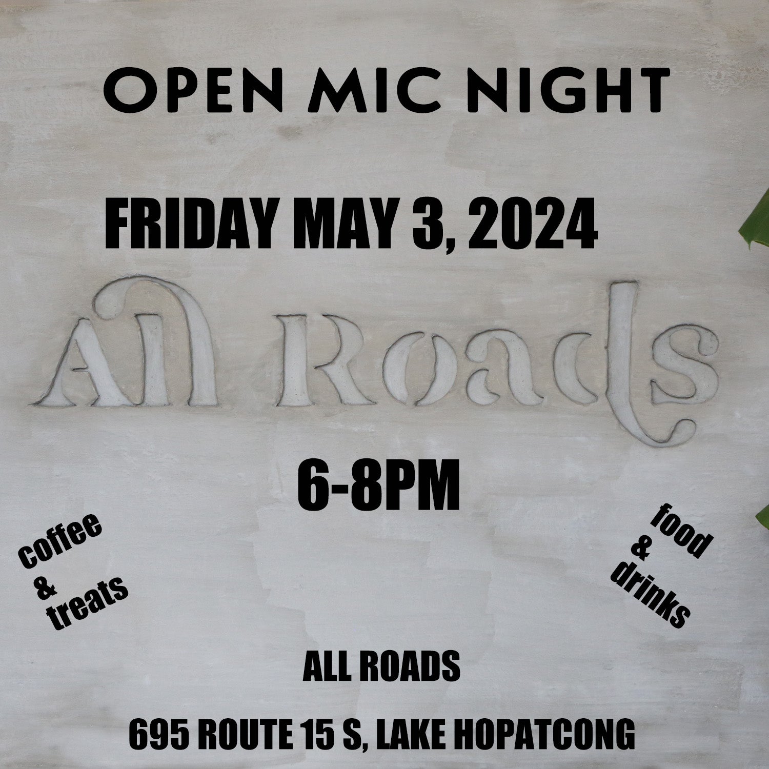 Open Mic Night May 3