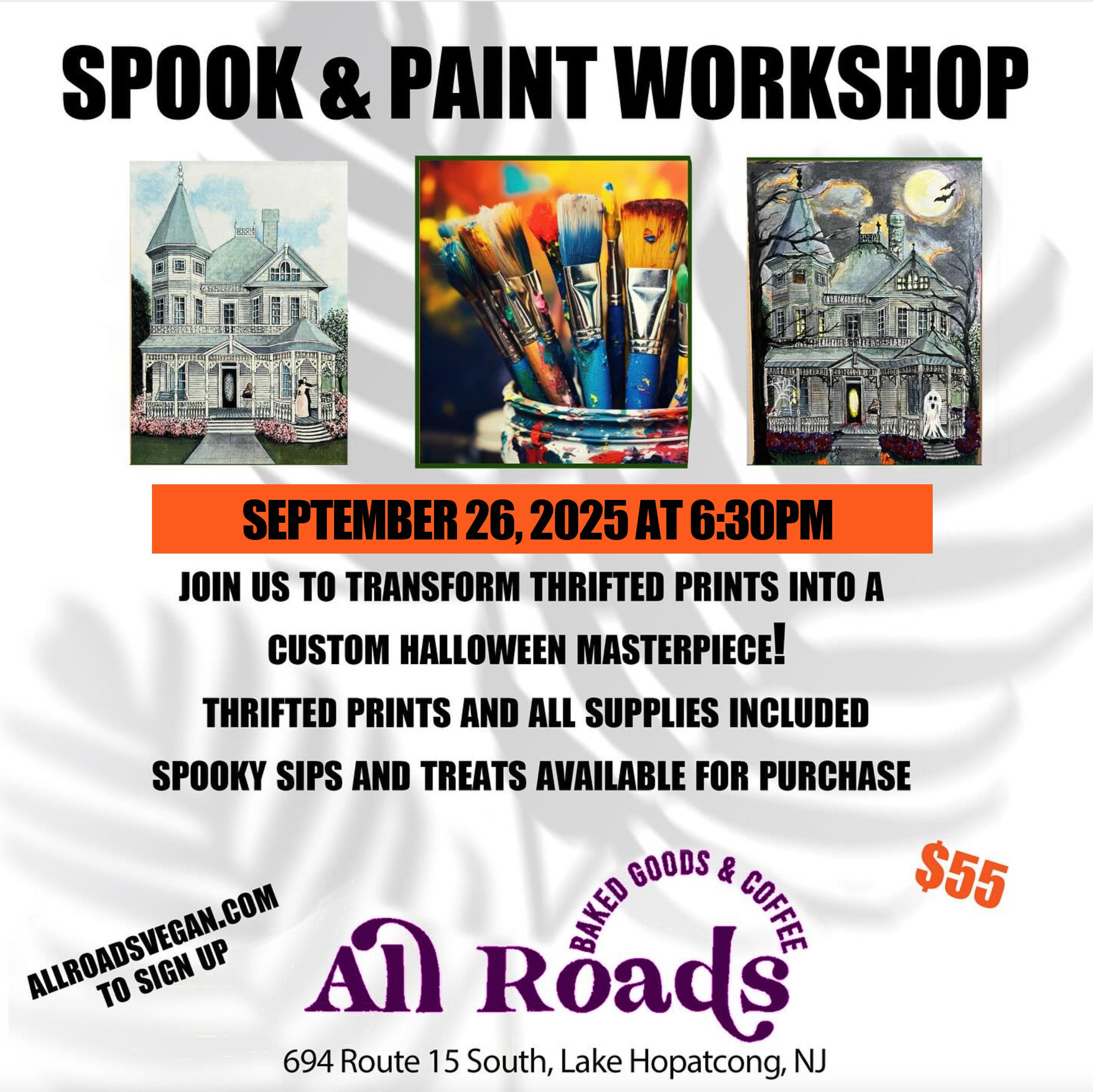 Spook & Paint Workshop SEPTEMBER 26, 2025