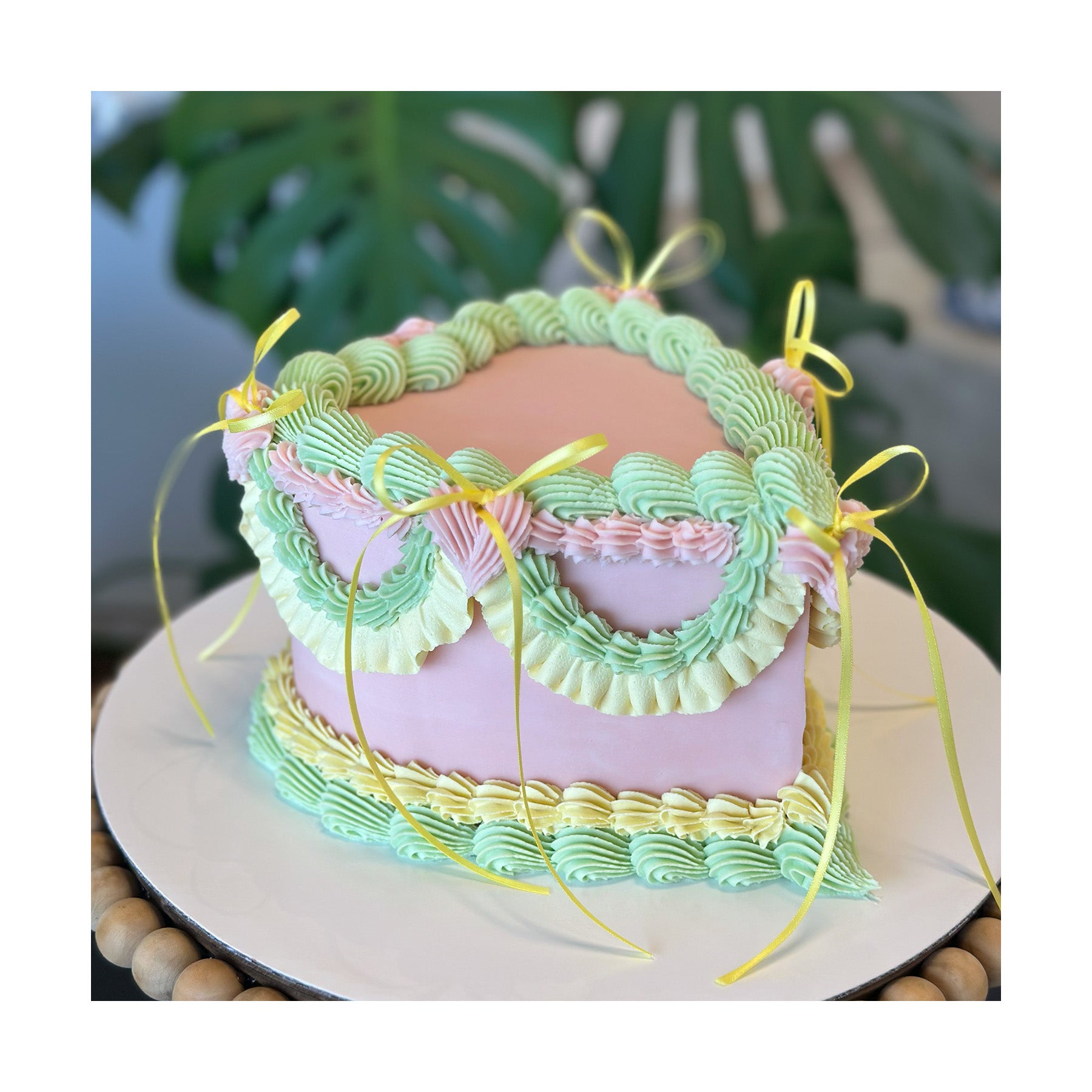 Vintage Heart Cake